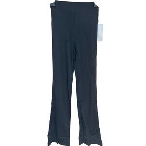 Side Stripe Athletic Active Pants Black